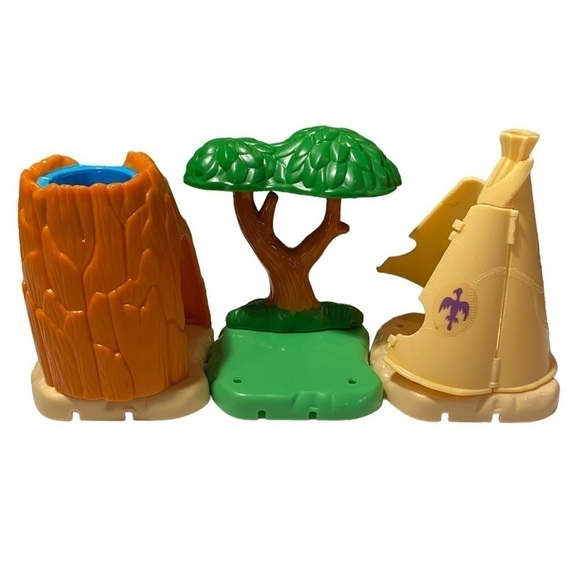 1995 Talentoy Itzy Bitzy Posable Pals Tiny Frontier Village Friends Cake Toppers - Picture 9 of 15